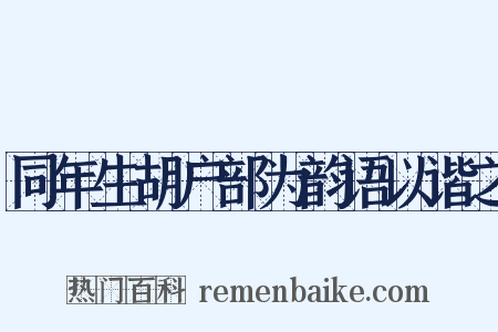 同年生胡户部为韵语以谐之是什么意思的图片